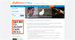 Desktop Screenshot of healthcarevictoria.com